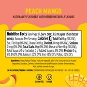 Ninja Thirsti FRUITI CHILL + CAFFEINE Peach Mango Flavored Liquid Water Drops, 1 Flavor Pod, WCFPCMG61