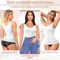 thumbnail image 6 of Lilvigor Tummy Control Camisole for Women Shapewear Tank Tops with Built in Bra Slimming Compression Top Vest Seamless Body Shaper, 6 of 7