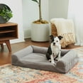 thumbnail image 3 of Happy Hounds Luna Gray Sofa Dog Bed - Large, 3 of 5