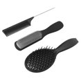 thumbnail image 3 of Cepillo De Peinado De 9 Filas, Juego De Peines Para El Cabello, Antiestático, Duradero, Profesional, Práctico, De Alta Dureza Para El Cuidado Del Cabello ANGGREK Caja negra, 3 of 8