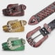 thumbnail image 3 of Red 110cm Rhinestone Skull belt men shiny fashion belt punk fashion studded belt jeans pants jacket, 3 of 3