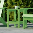 thumbnail image 3 of BizChair Tiered Commercial Poly Resin Adirondack Side Table - Lime Green - All-Weather - Indoor/Outdoor, 3 of 12