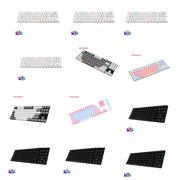 Mini Keyboard Wired Bluetooth-compatible Wireless Dual Mode 87 for Key RGB Mechanical Keyboard Kailh BOX Switch For Tabl