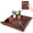 Brown, variant on Repotting Mat for Indoor Plant Transplanting and Mess Control 27"x 27" Thickened Waterproof Potting Tray Foldable Succulent Potting Mat Portable Gardening Mat Garden Gifts for Women & Men