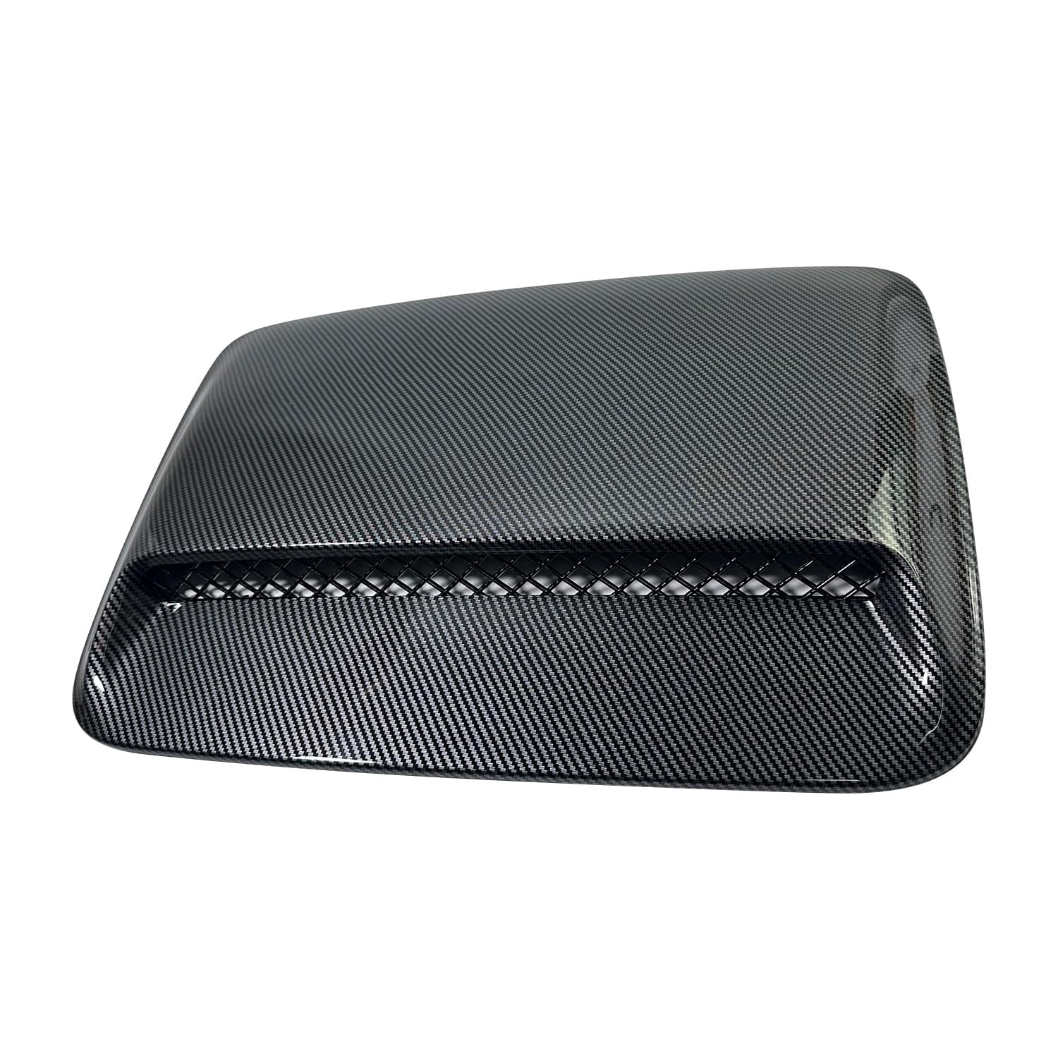 BST BSSP Engine Hood Scoop Vent Cover, Hood Air Flow Intake Cover Compatible with 2007-2023 Toyota FJ Cruiser, Carbon Fiber ABS Easy Installation Engine Hood Air Vent Cover Bonnet Trim