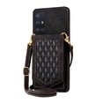 thumbnail image 2 of Feishell Crossbody Wallet Case for Samsung A51 4G, [RFID Blocking] Credit Card Holder Shoulder Strap,PU Leather Purse with Back Mirror Flip Women Girls Cover for Samsung Galaxy A51 4G, Black, 2 of 13