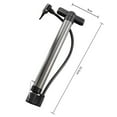 thumbnail image 4 of 1Pc Pump Portable Bicycle Pump High Pressure Mountain Bike Pumps Basketball Pumps With Av Nozzles For Bicycle Balls Rings, 4 of 8