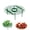 1pc, variant on Strawberry Plant Support, Elevated Fruit Stand for Garden, 25cm Green Plastic Grid Frame with Ground Legs