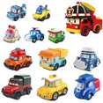 thumbnail image 2 of Silverlit Robocar-Robot de juguete coreano para niños, 26 estilos, Poli, Roy, Anime, figura de acción de Metal, coche de juguete de dibujos animados para niños, el mejor regalo, 2 of 4