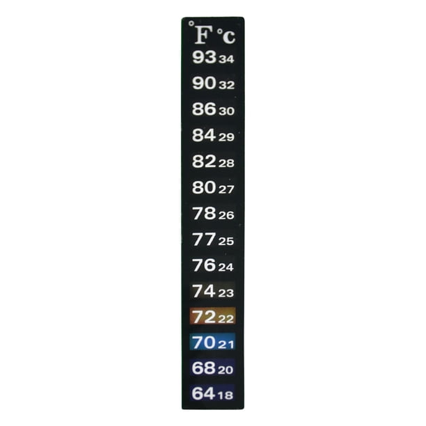 18 34 Pegatina Digital Lcd Para Acuario Con Cambio De Color Según La Temperatura. Pegatina Para Acuario Con Cambio De Color Según La Temperatura.