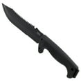 thumbnail image 5 of S.O.G JUNGLE PRIMITIVE FIXED 9.5" 420 STAINLESS MACHETE SYNTHETIC RUBBER BLACK, 5 of 7