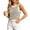 #0098-White, variant on Women's Striped Tank Top Round Neck Vertical Striped Sleeveless Knit Slim Fit Casual Daily Holiday Boho Summer Tops
