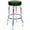 Green, variant on Richardson Seating 1950s Floridian Swivel Stool-Color:Black,Height:24