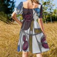 thumbnail image 3 of Mackintosh roses Sleeveless Dress Dress woman summer dress woman 2024 womens birthday dresses for women, 3 of 6