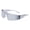 Silver frame white m, variant on Eye-Catching Punk Sunglass for Shows Stage and Concert Accessories Modern Street Role Play Photography