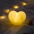 thumbnail image 4 of hulanddfd V-alentine's Day Cute Heart Lamp, 3.1"x2.3"x2.3" Small Heart-Shaped Night Light with Frosted Semi-Transparent Cover Indoor Ambiance Light Decor for Dating Dining, 4 of 6