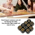 thumbnail image 3 of Black Dice,20PCS Black Dice 6 Sided Plastic Dice For Table Board Game Math Teaching Parties, 3 of 8