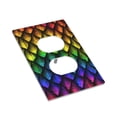 thumbnail image 3 of Kll Dragon Scales Wall Plate,Gloss Finish,Standard Size 1 - 5" X 3", Polycarbonate Thermoplastic,Electric Receptacle Plug Covers, 3 of 8