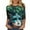 A109 Multicolor, variant on Womens Mardi Gras Shirts 3/4 Sleeve Rave Party Holiday Mask Print Tunic Tops Casual Loose Crewneck Trendy Blouse Carnival Outfits