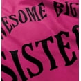 thumbnail image 4 of Cute Big Sister Older Sis Sibling Youth T Shirt Tee Girls Infant Toddler Brisco Brands 4T, 4 of 5