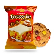 Peanut Butter Candy Crunch, 12 Count Prime Bites Protein Brownie with 19g Protein and 5g Collagen