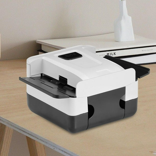 Barajadora de cartas automática, barajadora de cartas eléctrica de bajo ruido, máquina eléctrica para juegos de mesa, familiares y amigos, año Nuevo. Negro