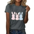 thumbnail image 2 of Blusas de Manga Corta para las Mujeres Divertida Impresión Cuello Redondo Camiseta Vintage, Blusas de Primavera para las Mujeres, 2 of 4