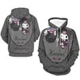 thumbnail image 7 of KUROMI Hoodie with Pocket Anime for Men Women Couple Gift, 7 of 7