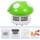 thumbnail image 4 of Mini Mushroom Table Top Cleaner Aspirador Handy Hand Cleaner Desk Table Dust Cleaner (Verde), 4 of 7