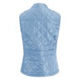 thumbnail image 6 of larppty Women's Vest, Stand Collar Lightweight Zip Up Front Quilted Padded Vest for Women (Light Blue, L), 6 of 6