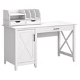 thumbnail image 1 of Atlin Designs Bureau d'Ordinateur 54W avec Rangements et Organisateurs de Bureau, 1 of 7