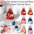 thumbnail image 3 of Preserved Flower Rose Gift for Women,Preserved Rose Forever Flower in Glass Angel Figurines with Light, EternalRose for Mom Valentines Day Anniversary for Wife Girlfriend,Valentines Present, 3 of 9