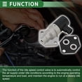 thumbnail image 5 of Car Idle Air Control Valve for Ford Escort 1997-2001 Replace No.F7CZ9F715AC IACV Idle Motor Idle Air Control Valve for Stable Engine Operation, 5 of 7