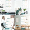 thumbnail image 5 of Dry Erase Calendar 3-Month Undated Whiteboard Wall Calendar, 35.6"x24" Large Reusable Schedule Planner with Dots Stickers & 4 Color Markers for Home Office School, 5 of 5