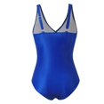 thumbnail image 3 of Plus Size Women Gradient/solid One-piece Swimsuit Summer Beach Monokini Bodysuit Swimwear, 3 of 4