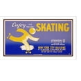 thumbnail image 2 of Historic Framed Print, Enjoy ice roller skating.J.P., 17-7/8" x 21-7/8", 2 of 9