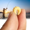thumbnail image 2 of KUFptva 50Pcs Bread Maggots Soft Fishing Lures Artificial Maggots Soft Lures Fishing Baits Earthworms Baits for Freshwater Fishi, 2 of 7