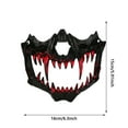 thumbnail image 3 of Halloween Dance Performance Two Half Face Bleeding Tiger Yasha Tengu Human Wolf, 3 of 4
