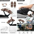 thumbnail image 5 of ZIATUBLES American Tribal Ethnic Pattern Office Chair Cover with Armrest Covers, 5 Compartments Remote Control Holder and PU Leather Tissue Box Cover, 5 Piece Home Office Decor Accessories Set, L, 5 of 7