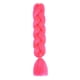 thumbnail image 1 of XmhyTop-A Extensiones de cabello trenzado ombré de 60 cm, 3 piezas de cabello trenzado sintético de color sólido para peinados diarios y de fiesta, rosa, 1 of 5