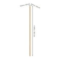 thumbnail image 2 of HEMOTON Wooden Square Dowel Rods for DIY Crafts with Smooth Finish and Basswood Construction 30.5x0.6cm, 2 of 8