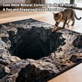 thumbnail image 6 of 3D Trap Carpet Lightweight Foldable Decoration Rug Multi-Functional Elegant Rug Quick Dry Bath Mat Washable Rug Non Visual Trick Rugs with Hole Effect 31.4x19.7 Inch (1Pcs), 6 of 9