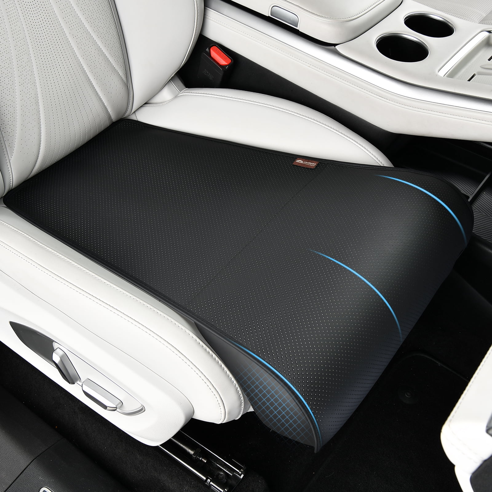 Coverado Car Seat Leg Extender for Car Seats&Office Chairs, Ergonomic Support Cushion for Multi-Scene Use, Universal Leg Support Cushion, Black