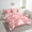 Pink White, variant on Bow Knot Bedding Set Twin Size 7 Piece Bed in a Bag,Cute Castle Room Decor Bed Set,Princess Bow Clouds Printed Teens Bedding Bed Sets,Pink White Dreamy Retro Bed Sheets Set