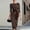 Coffee, variant on Sentmoon Fall Dresses for Women Polka Dots Print Long Sleeve Crew Neck Long Flowy Dresses for Women Relaxed Fit Sundresses for Women