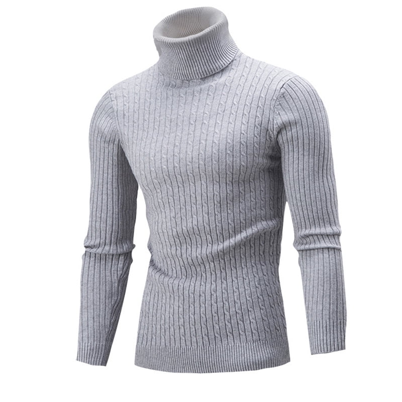 men's slim fit turtleneck sweaters