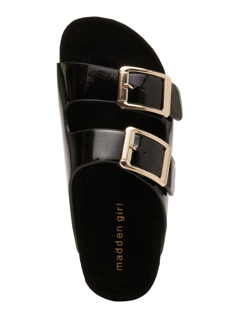 Madden Girl Women's Belleni Strappy Wedge Sandal - 2 Inch Heel, Back Zipper, Casual Summer Shoe