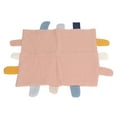 thumbnail image 1 of Estink Baby Tags Security Blankets Cotton Soft Baby Soothing Blanket with Colorful Tags (1 Count), 1 of 8