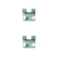 thumbnail image 2 of Moyic Soporte para secador de pelo Soplador de aire de pared Soporte para estante Organizador Rosa claro Verde 2piezas, 2 of 6