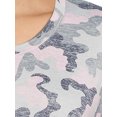thumbnail image 2 of Secret Treasures Short Sleeve Round Neck Allover Print Pajamas (Women's Plus) 2 Piece Set, 2 of 5